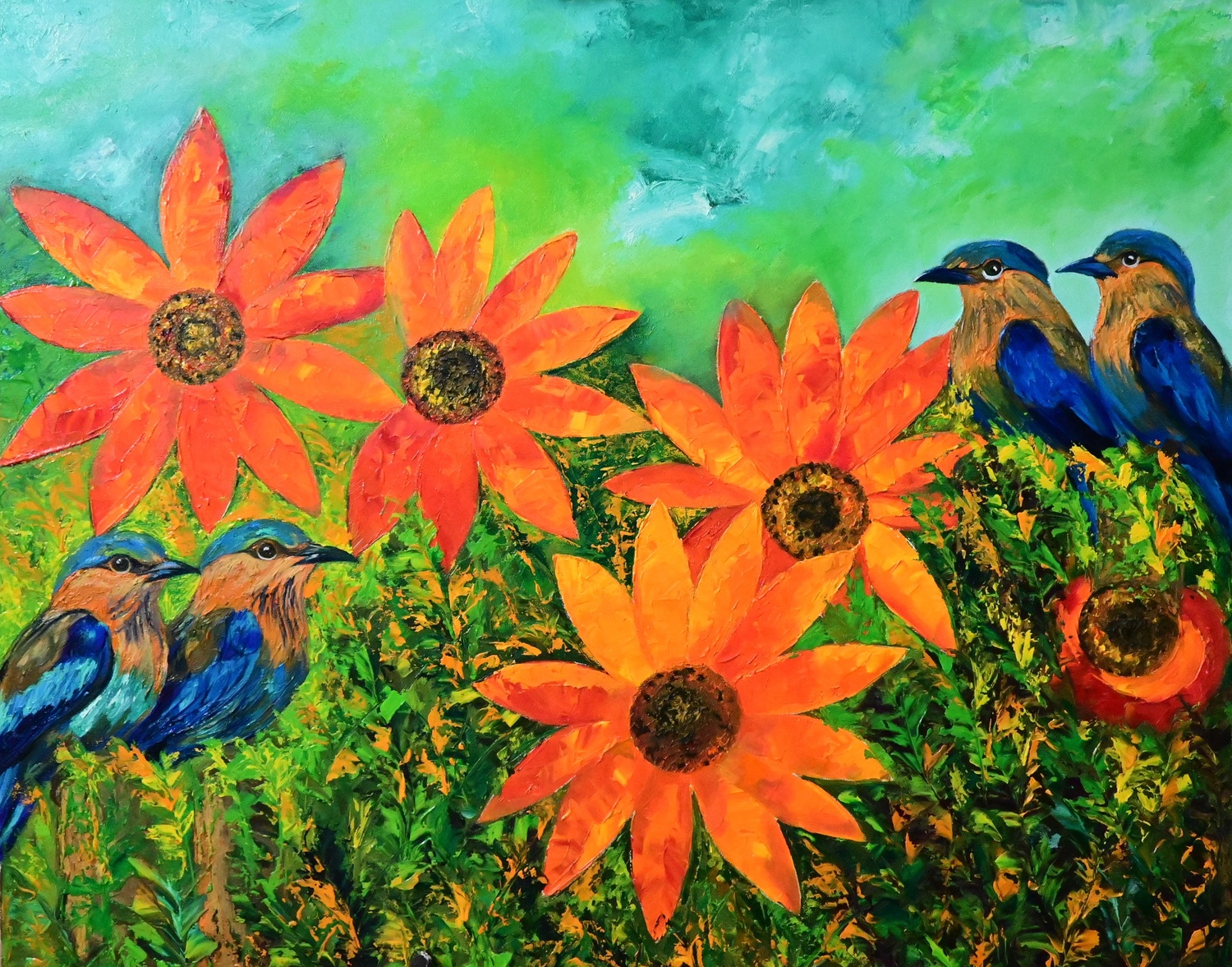 Neelkanth in a Sunlit Symphony