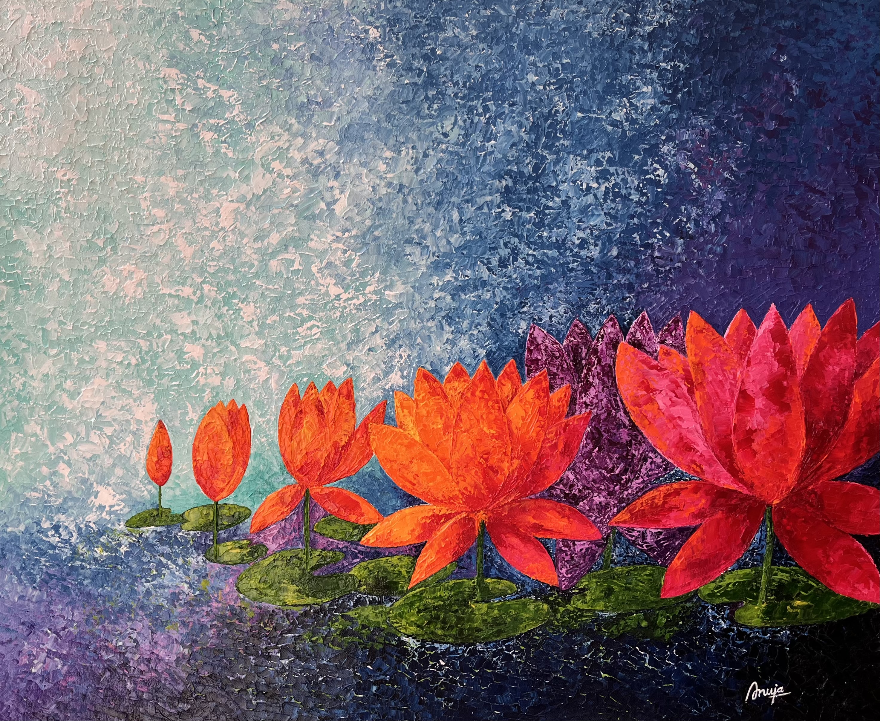 Blooming in Contrast