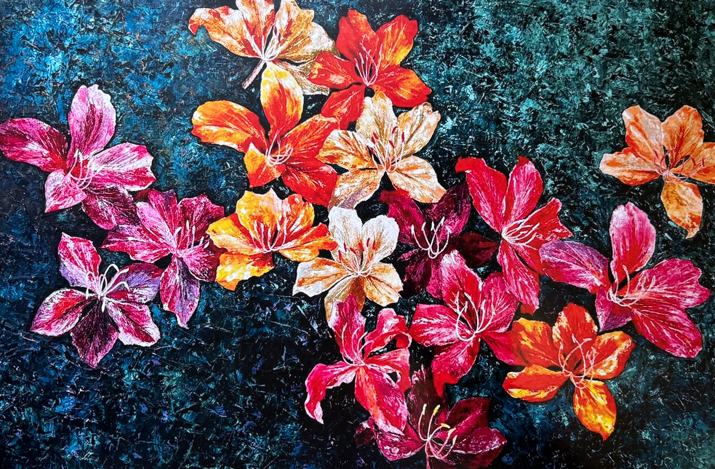 Day's Delight Floral Painting -  Fine Art Print